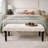 Sanborn Contemporary Handmade Fringed Cotton Entryway Accent Bench