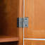 Armoire haute en chêne 72,4 po avec 8 portes et 4 tablettes. Pour différents endroits. Extérieur lisse, rangement, salon, cuisine, salle à manger, bureau. Surface, fondation