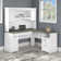 Huckins 60W L-Shape Executive Desk with Hutch