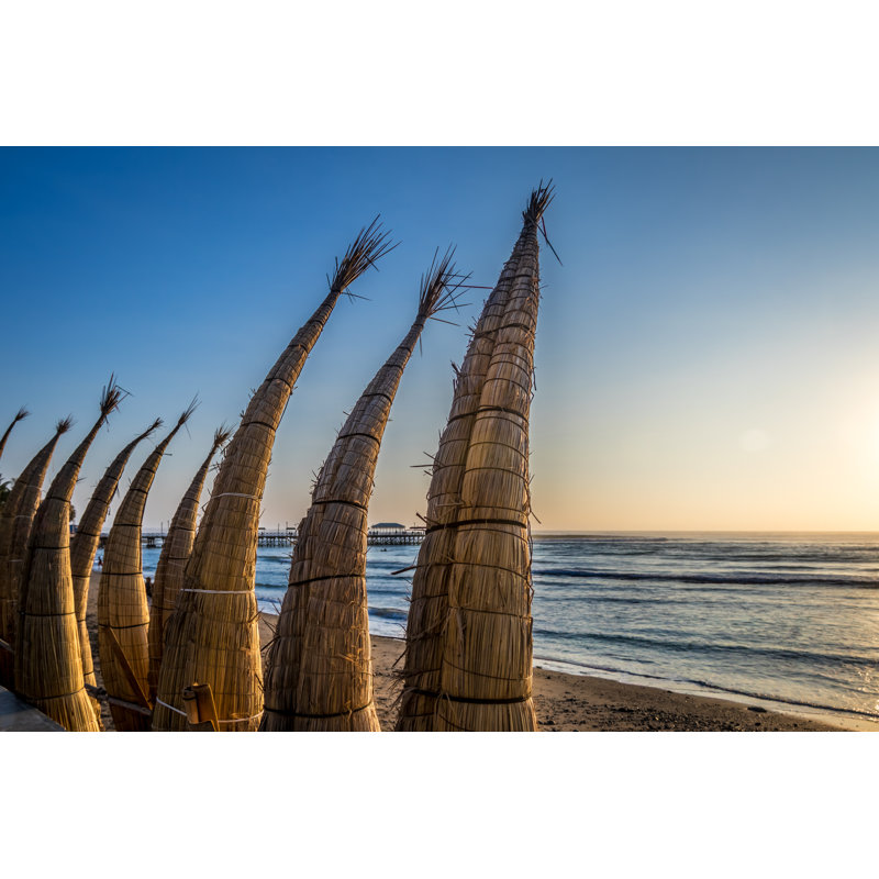 Huanchaco Beach - Wrapped Canvas Print, 81cm H x 122cm W x 3.8cm D