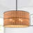 Caong 4-Light Rattan Weaving Drum Chandelier