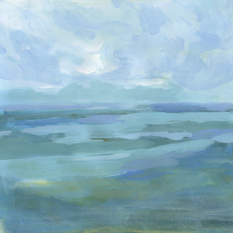 «Adon Ocean Skies I» sur toile par Victoria Barnes, H 36 po x l 36 po
