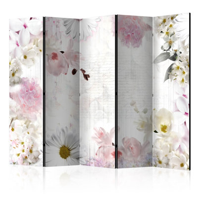 Micco 225cm W x 172cm H 5 - Panel Solid Wood Folding Room Divider