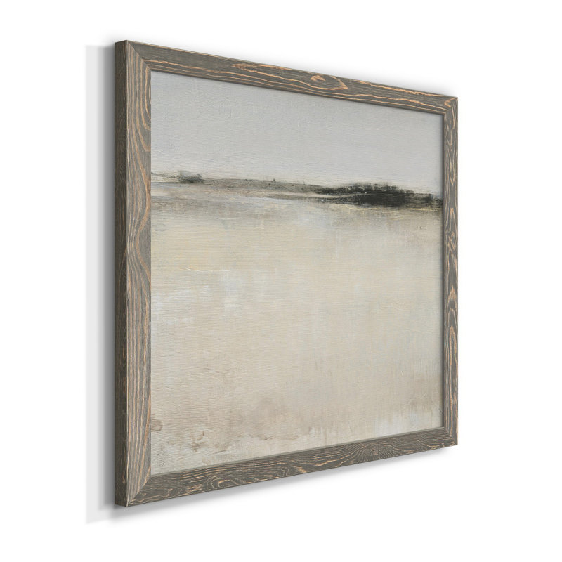 Toile encadrée Subtile Scape I-Premium - prête à être accrochée, H 17 po x l 17 po x P 1,5 po, Gris