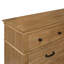 Esterel Wood 6-Drawer Dresser, Honey Brown