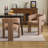 Modern Upholstered Dining Arm Chair, Solid Wood Frame-1401967618
