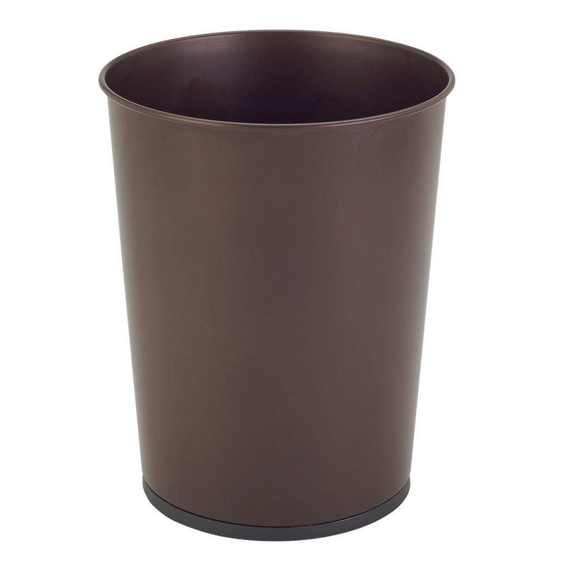 Bronze Stainless Steel Compact Waste Basket