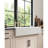 White Kitchen Sink, Ceramic Undermount, Apron Deep Single Bowl, And Scratch-, Ceramic, Undermount Scratch-,