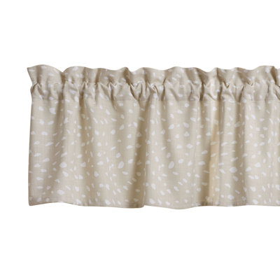 Khadidja Cotton Abstract Tailored Window Valance