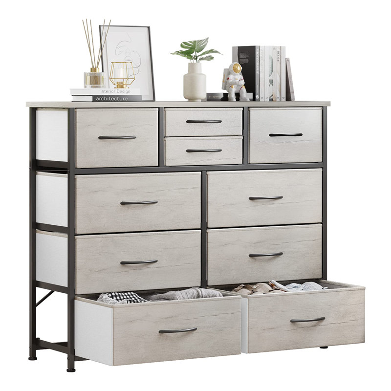 Commode double 39 tiroirs Lothair, Grège