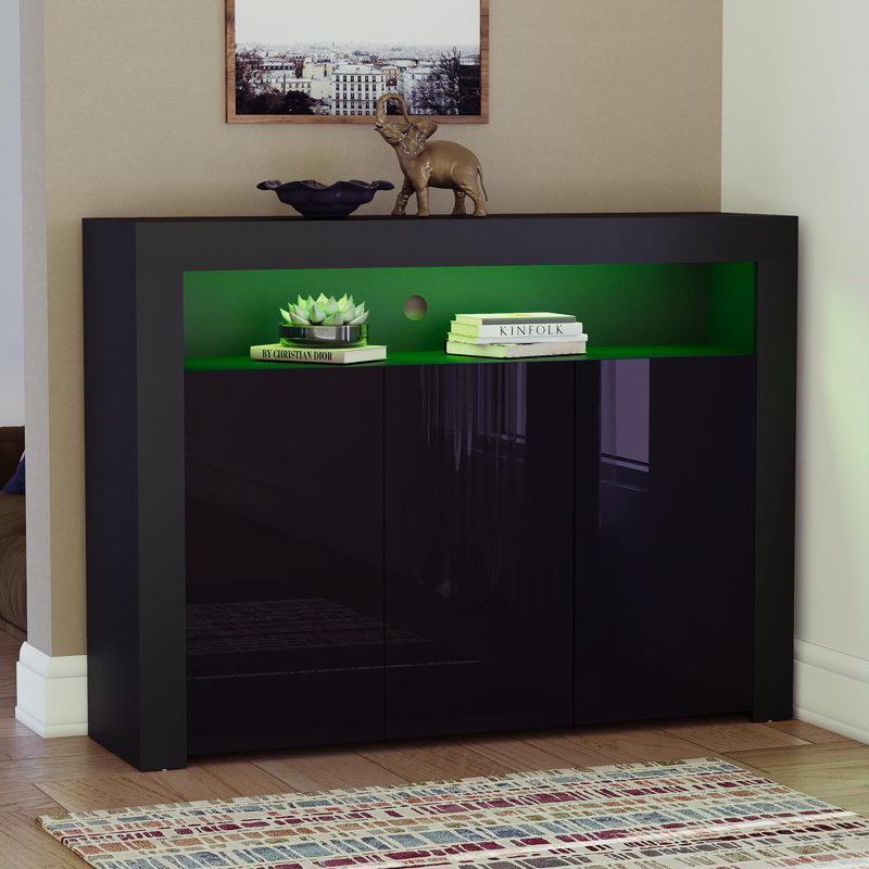 Brebner 130cm Sideboard, Black