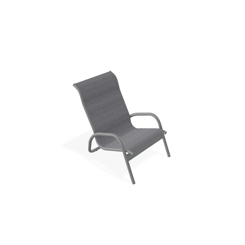 Gardenella Patio Chair, Augustine Pewter, Graphite