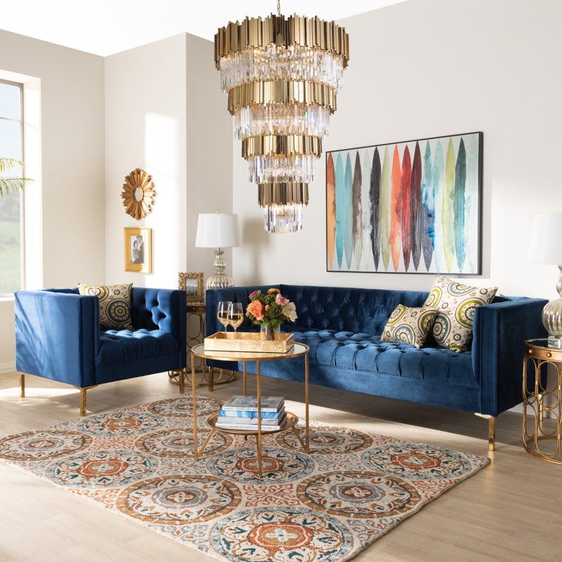 Transitional 42 Light 4 Tier Gold Crystal Chandelier, Gold