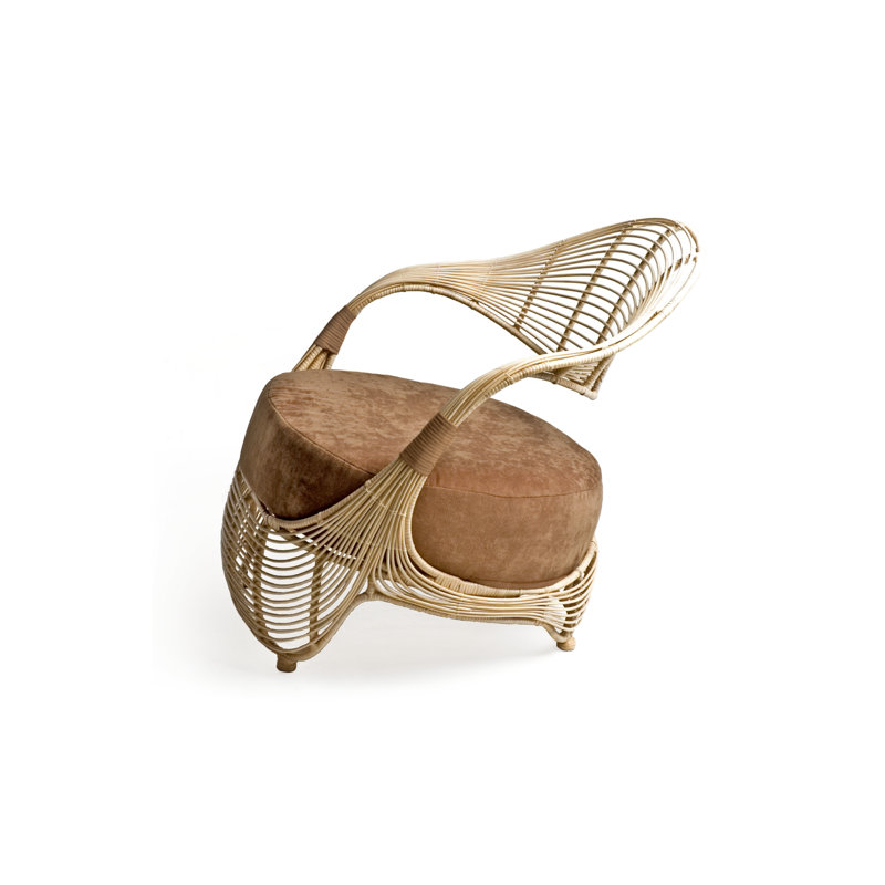 Manolo Chair, Naranja Camel, Whitewash