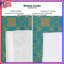 Rideaux de fenêtre à motif mandala turquoise, voilages et voilages à motif mandala - 1 panneau-527307465-527307319