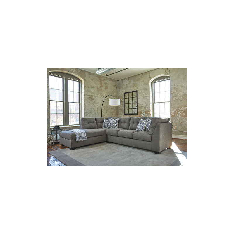 Canapé modulaire 2 pièces avec méridienne Pitkin