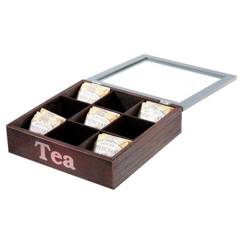 Organisateur de thé 9 sections