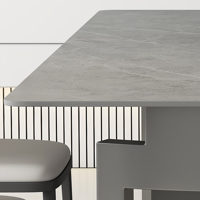 Table et chaise de salle à manger moderne haut de gamme, H 29,5 po x L 70,8 po x l 31,4 po