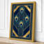Golden Circles Art Deco - Wrapped Canvas-1333161877-1333161873