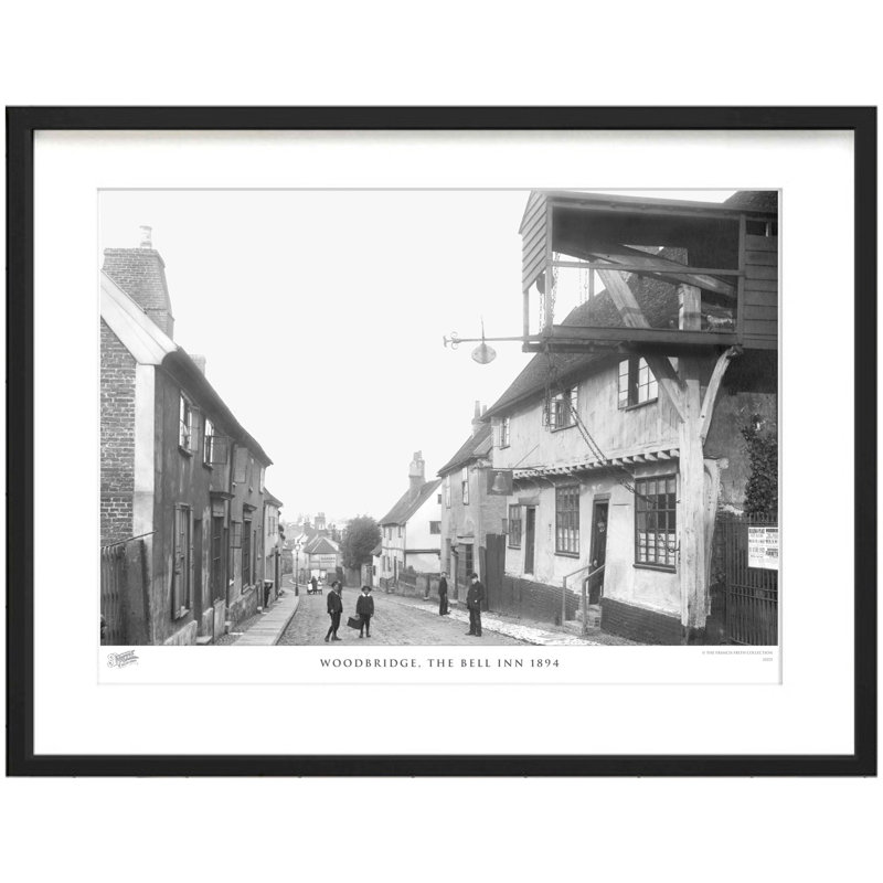 Woodbridge, The Bell Inn 1894 by Francis Frith - Single Picture Frame Print, 40cm H x 50cm W x 2.3cm D
