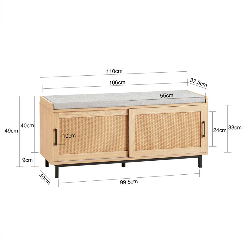 Alexaundra Upholstered Storage Bench