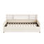 Lit plateforme simple tapissier avec rangement et tiroirs