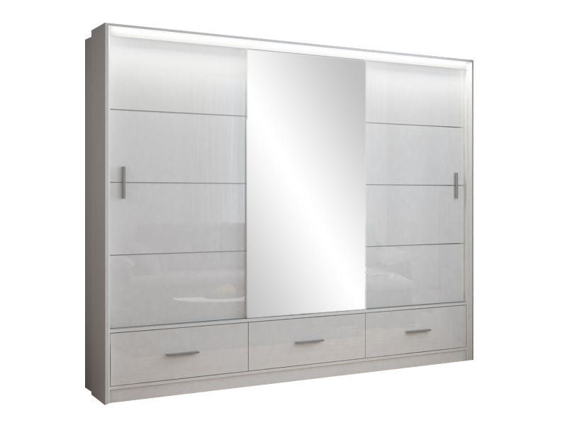 Biddick Wardrobe, White