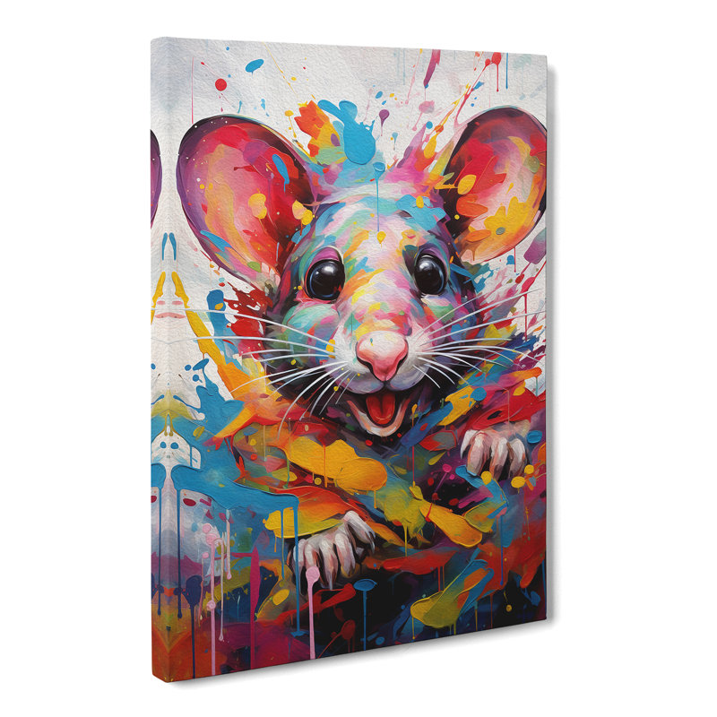 Mouse Expressionism - Print, 60cm H x 40cm W x 3cm D