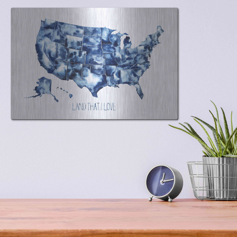 «Land That I Love» par Grace Popp, H 12 po x l 16 po