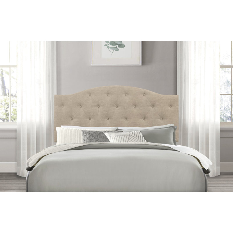 Upholstered Headboard, Blue, Queen