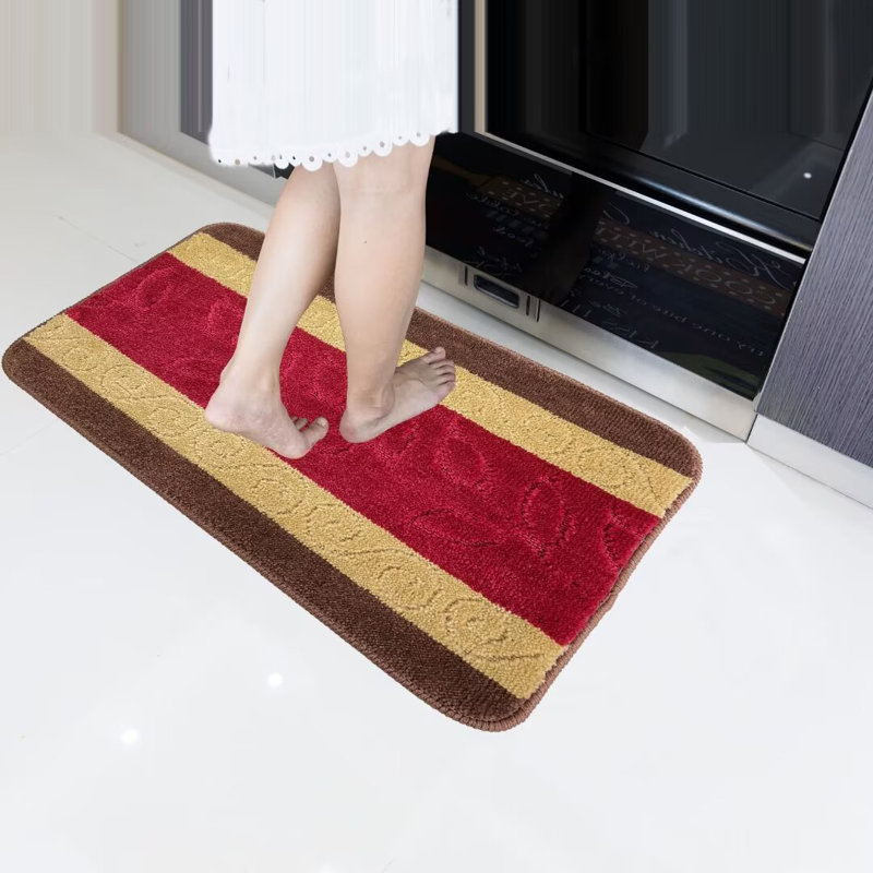 Winston Porter 0116F4D68DFD414687C94BF21F31EA67 Kitchen Rug Mats Kitchen Mat Specialized in Anti Slippery and Machine Washable