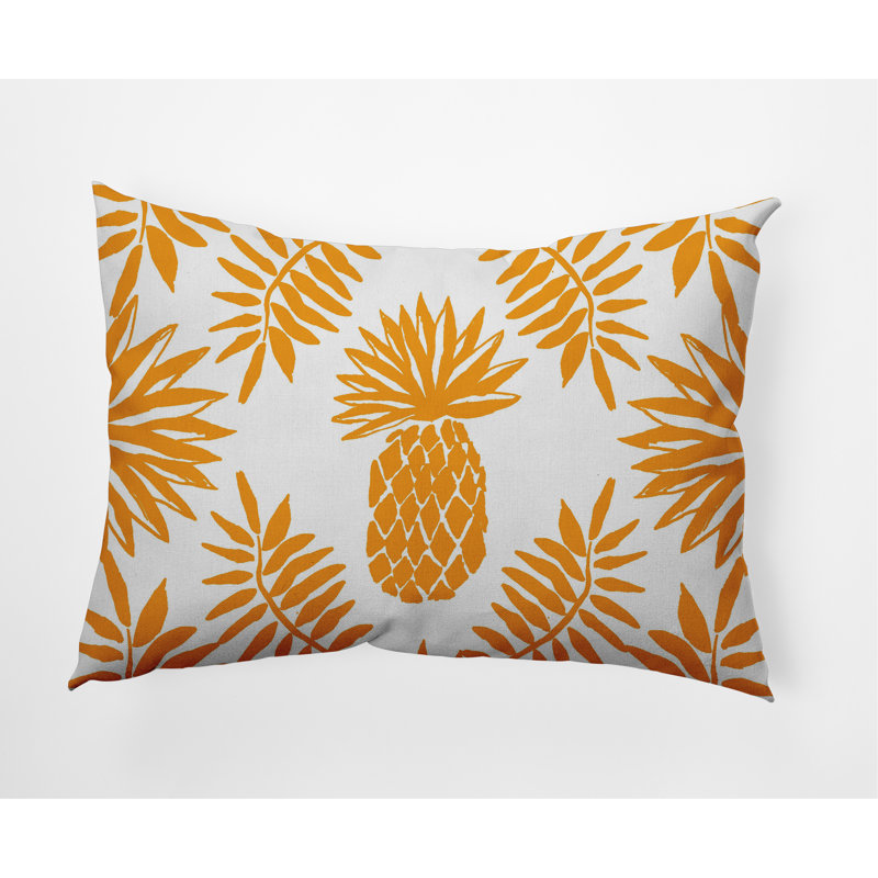 Coussin lombaire intérieur / extérieur Pineapple Leaves, Mangue