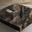 Luxury-Style Square Marble Coffee Table-1935847297