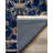 Isabel Collection Digital Print Cotton-Polyester Navy Beige Vintage Look Rug-997377218