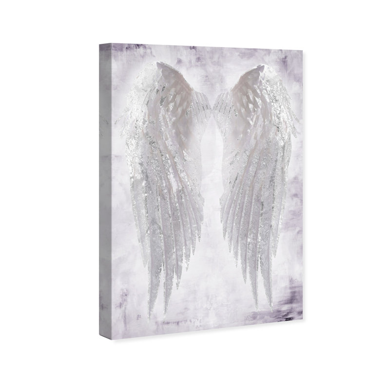 Wings of Angel Amethyst - impression sur toile tendue, H 45 po x l 30 po, Toile