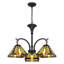 Lustre classique/traditionnel ombré 3 lumières Diahna