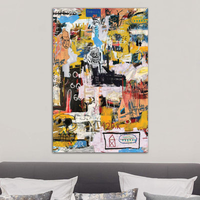 "Jean-Michel World" by PinkPankPunk Abstract Graphic Art 