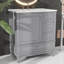 Meuble-lavabo pratique de 30 po avec lavabo - équipé d'une porte (avec tablette) et de trois tiroirs à fermeture en douceur-662011418