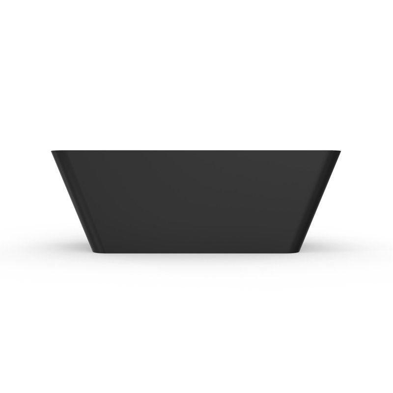 67 Inch Freestanding Solid Surface Soaking Bathtub For Bathroom