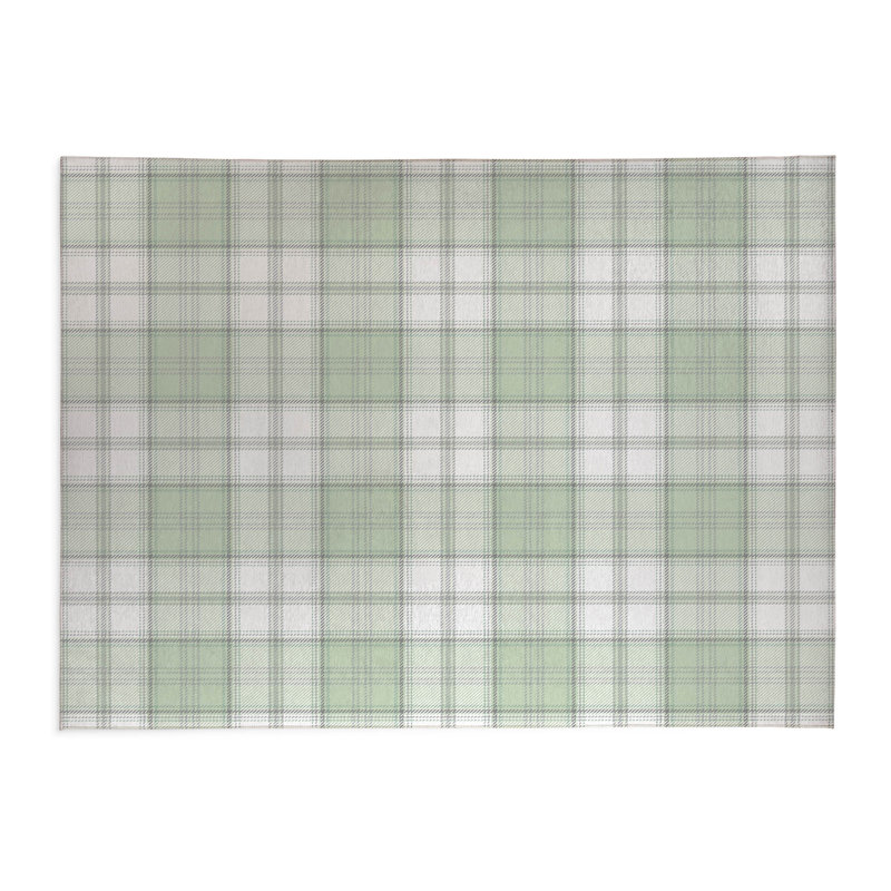 Bully Plaid Non-Slip Outdoor Rug, Rectangle 5' x 7'