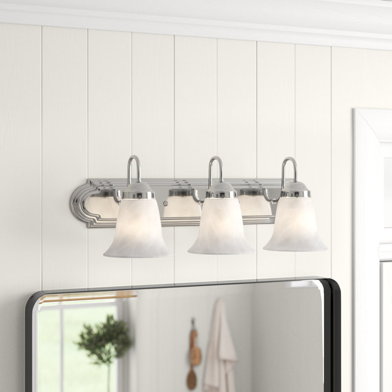 West Bridgewater 3 - Light Dimmable Vanity Light, Chrome