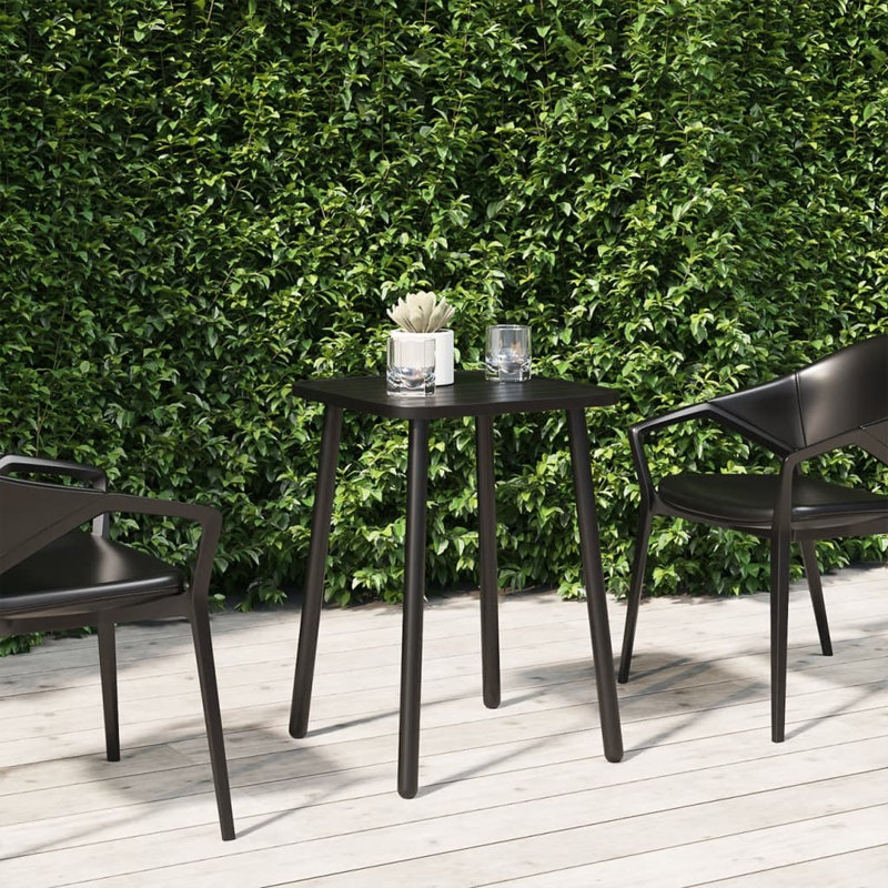 Kelmscott Square Metal Outdoor Dining Table , cm W cm D, 71cm H x 50cm W x 50cm D