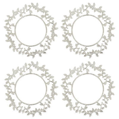 Leaf Border Charger (Set of 4)
