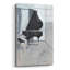 «Piano Blues 2» par Allayn Stevens, art mural acrylique, 12 po x 16 po