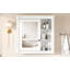 Armoire de rangement murale avec miroir