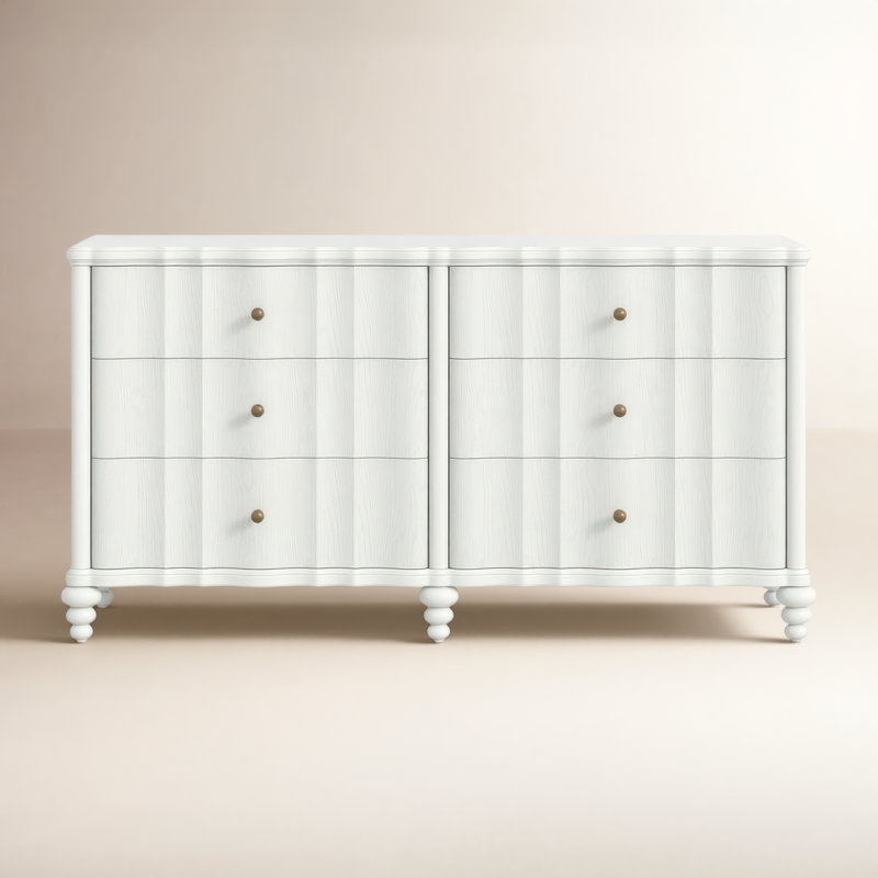 Haven 6 - Drawer Dresser, White