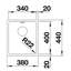 Andano 38 x 44cm Undermount Kitchen Sink