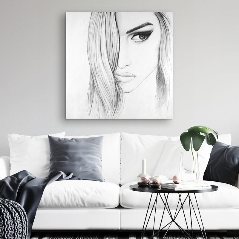 portrait - 32"x32" art on canvas