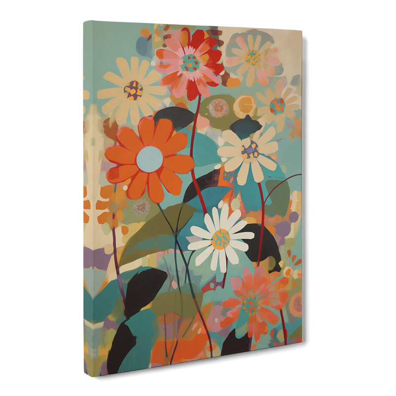 Lajoie Flower Contemporary Vol.1 - Wrapped Canvas Print, 50cm H x 35cm W x 3cm D