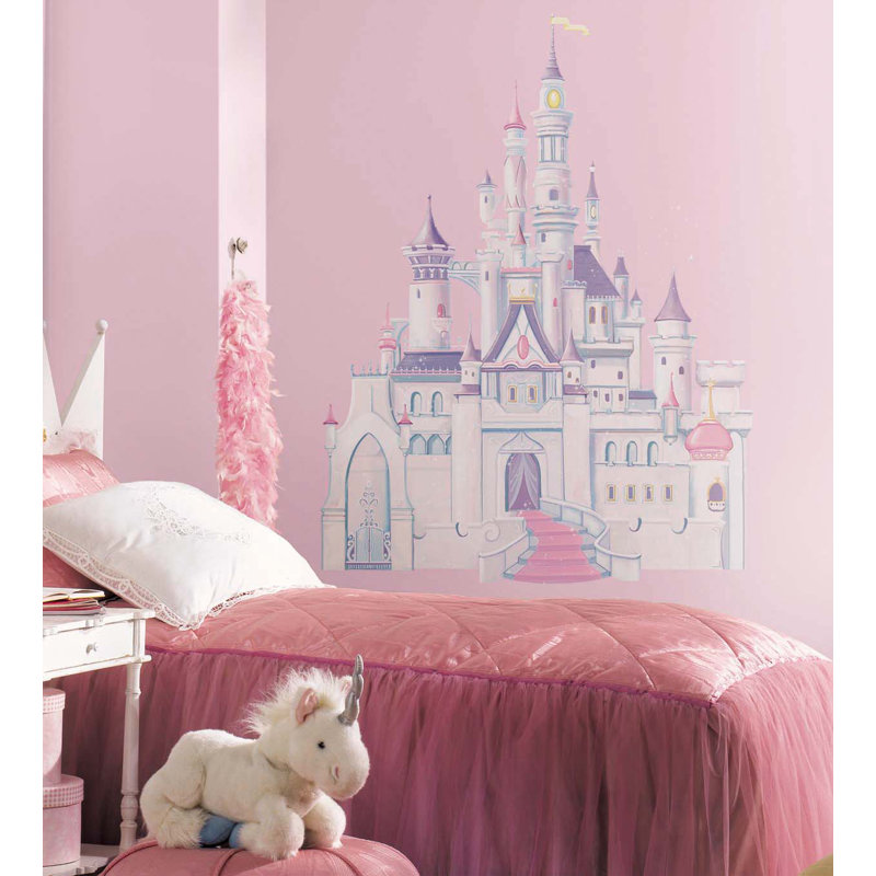 Disney Princess Glitter Castle Peel and Stick Wall Decal